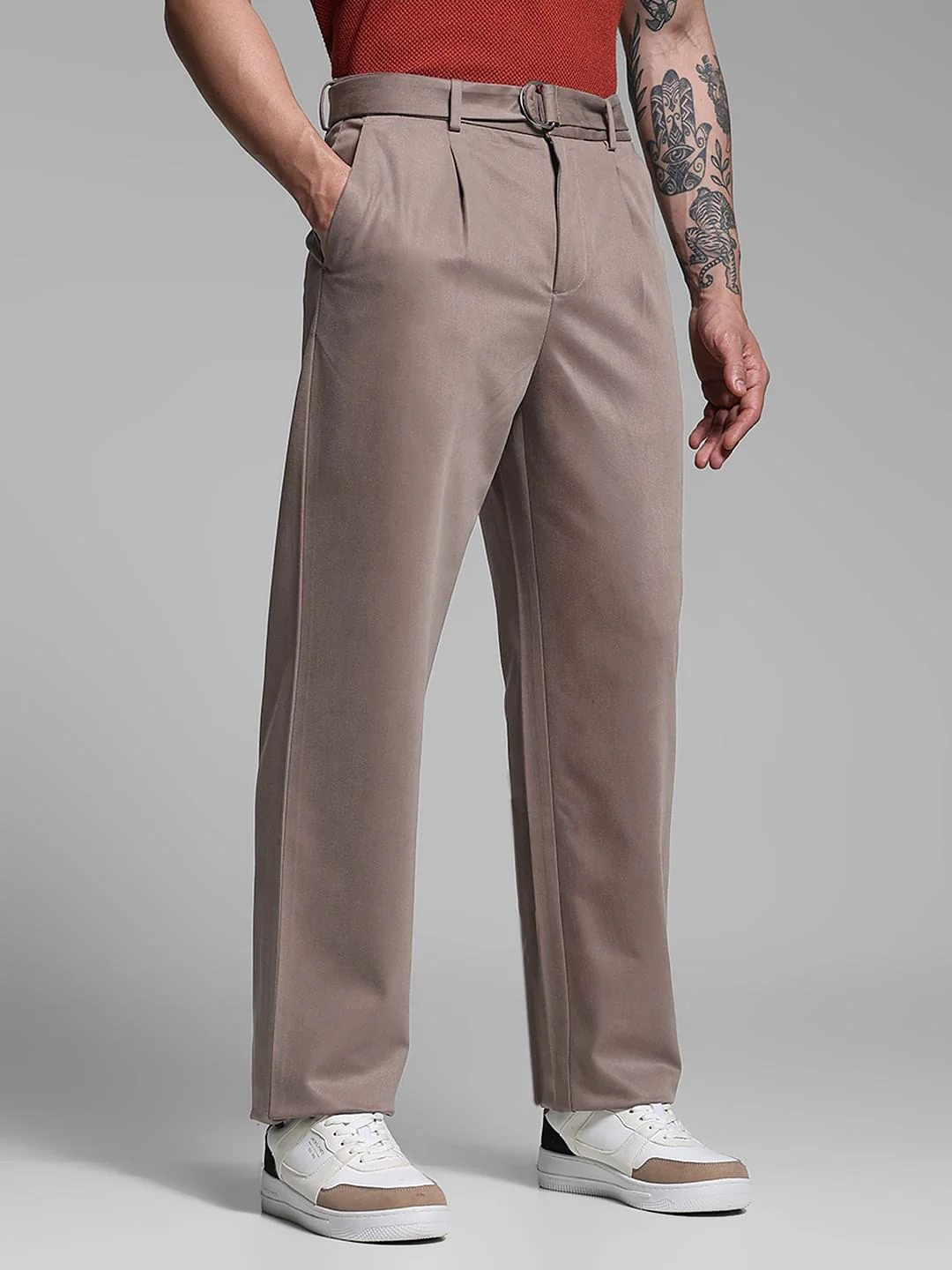 Mocha Rayon Loose Fit Pants - Image 2