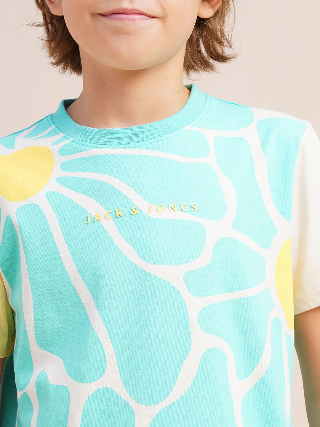 Boys Blue Graphic Print Cotton T-shirt - Image 6