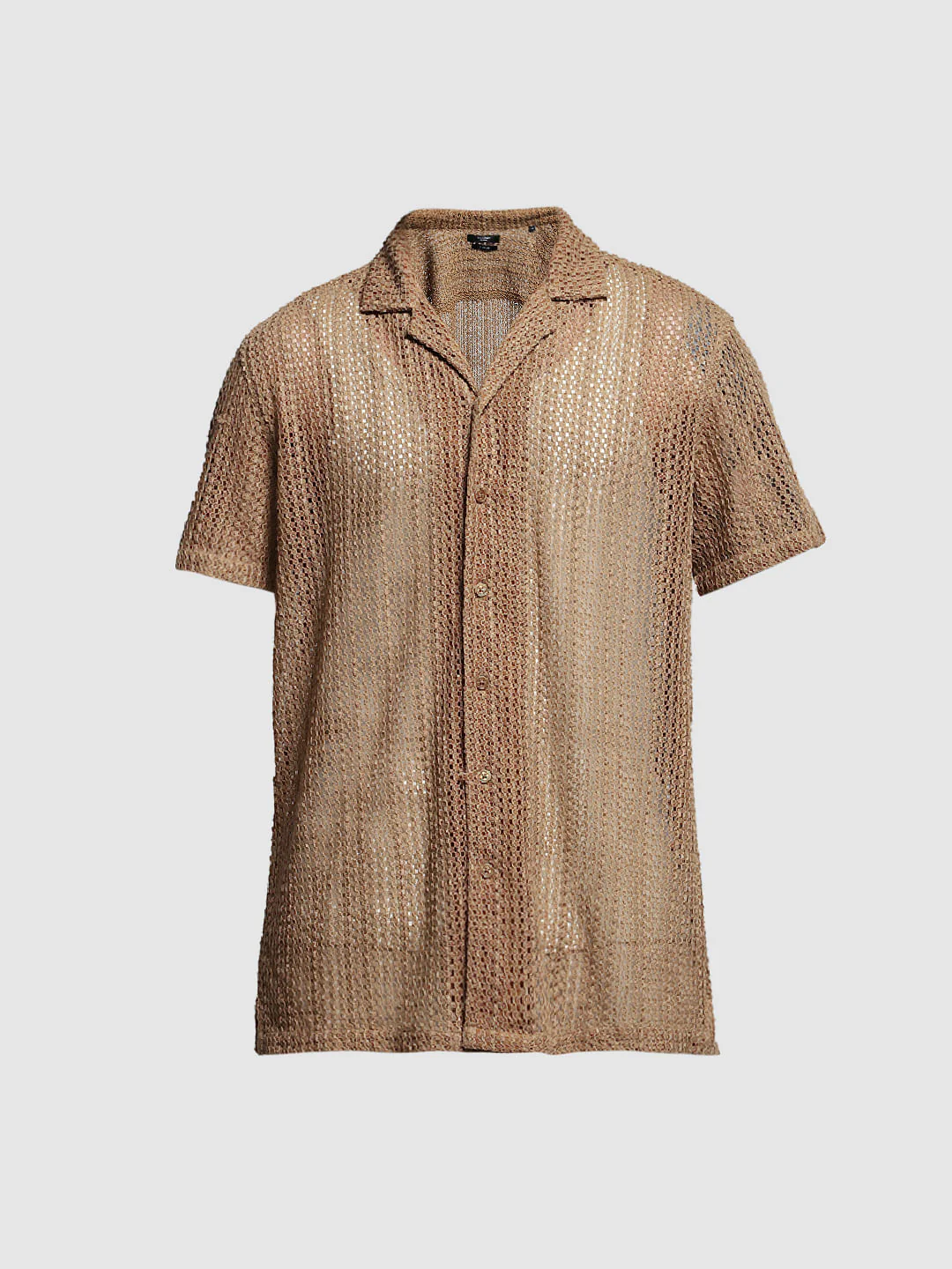 Brown Sheer Overshirt - Image 7