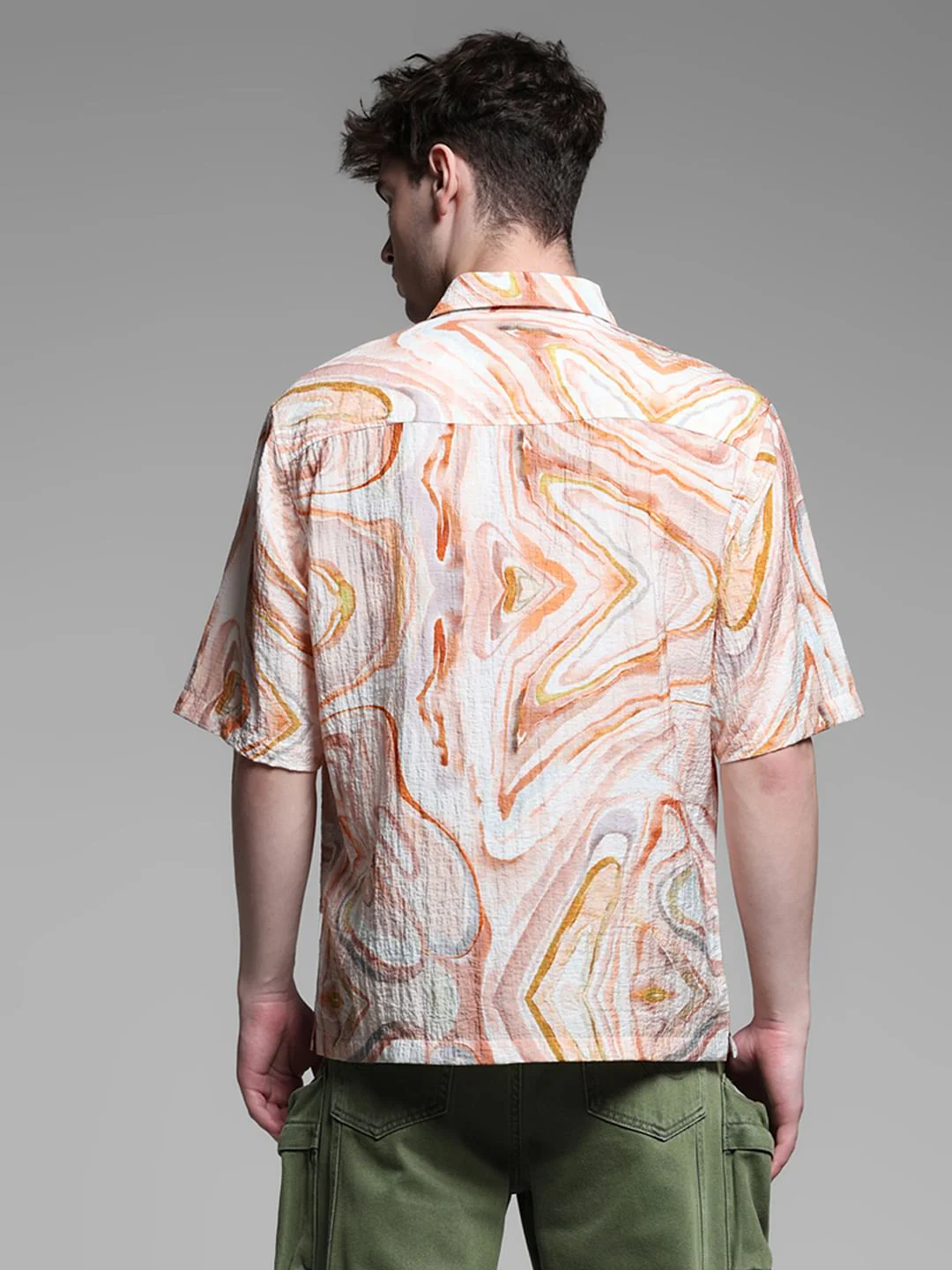 BROWN SHORT SLEEVES SHIRT - Image 4
