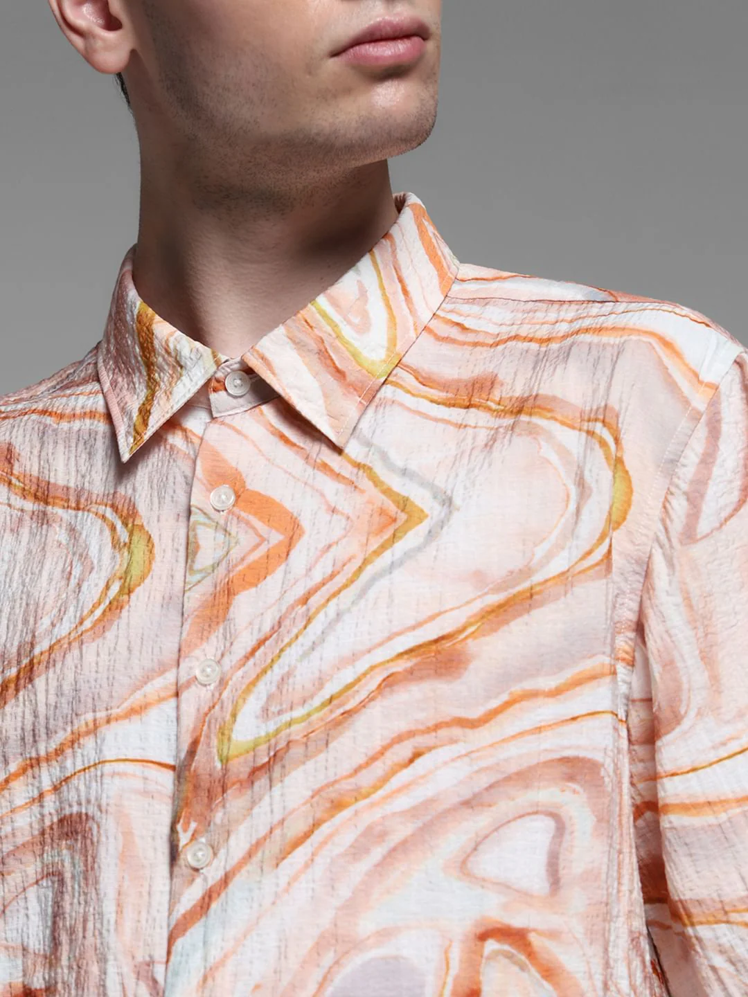BROWN SHORT SLEEVES SHIRT - Image 5