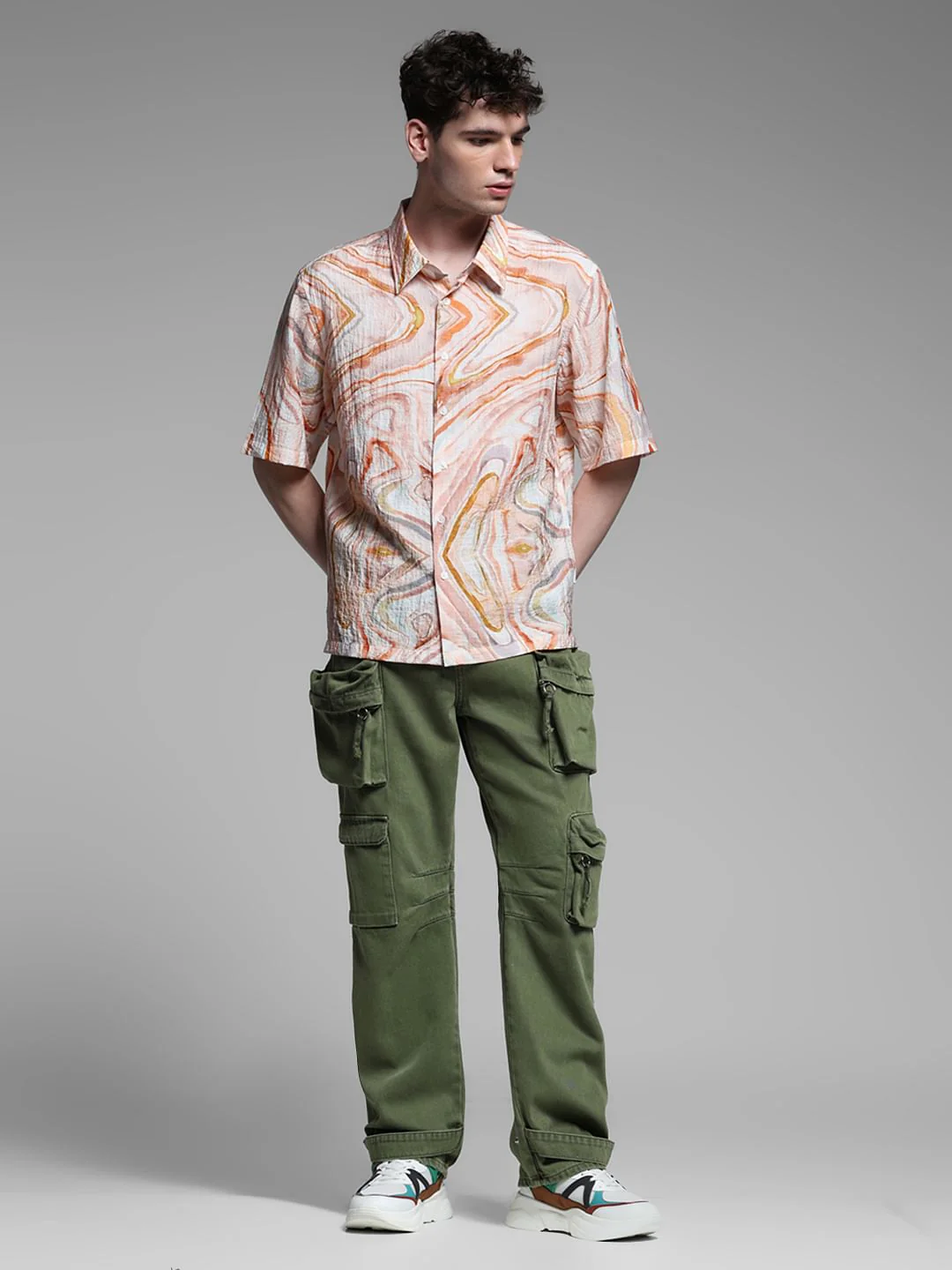 BROWN SHORT SLEEVES SHIRT - Image 6