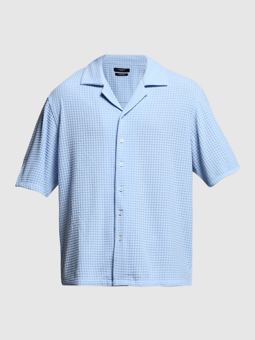 Blue Oversized Short Sleeves Shirt - Image 7