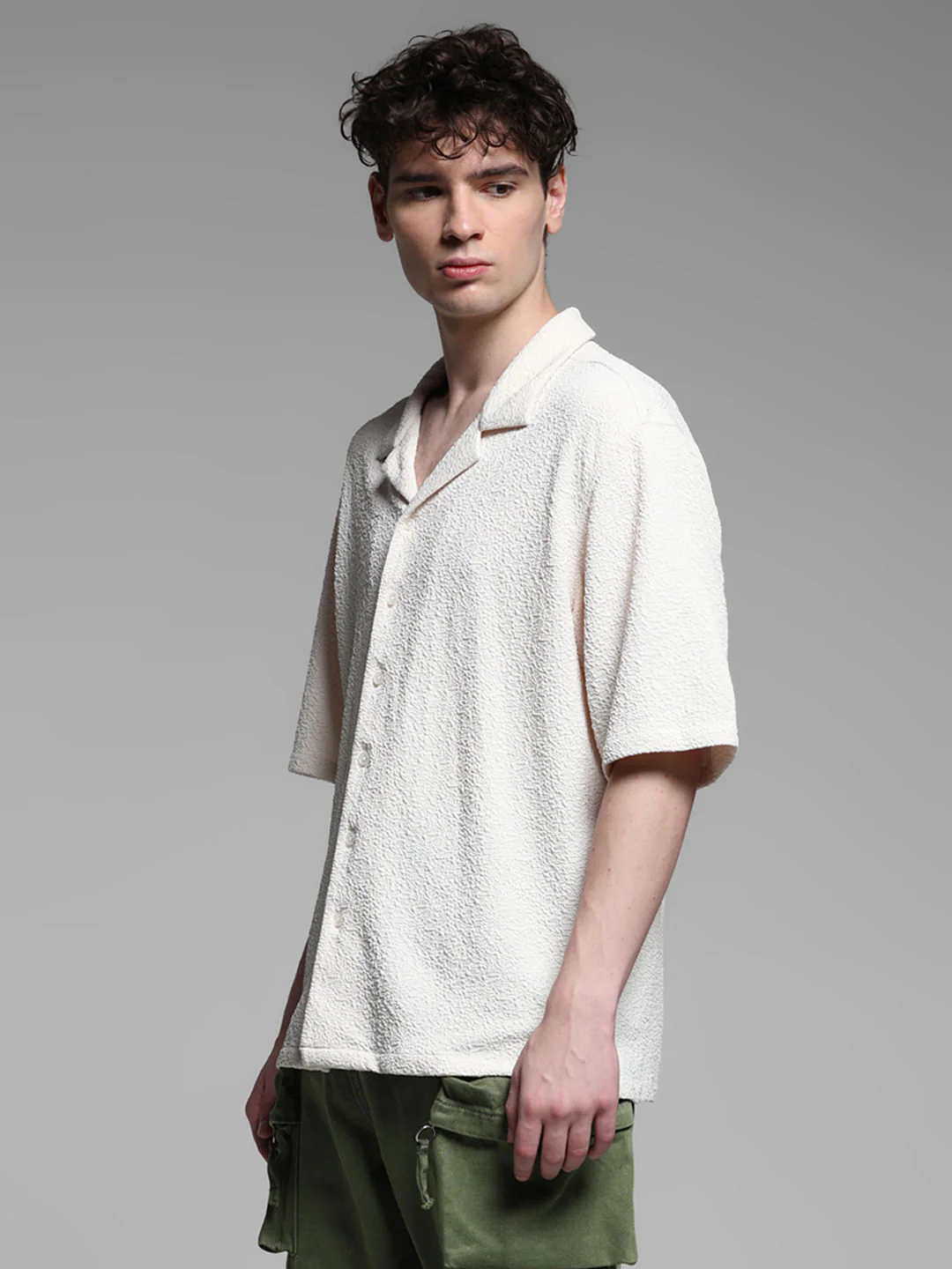 WHITE OVERSIZE SHIRT - Image 3