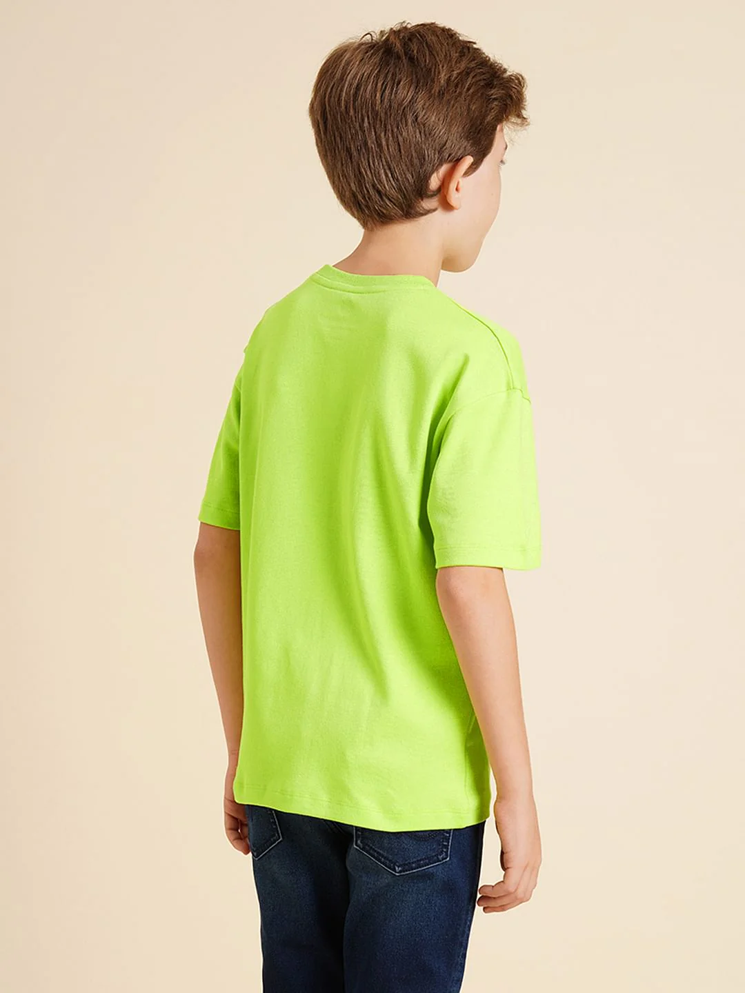 Boys Green Interactive Graphic Print T-shirt - Image 4
