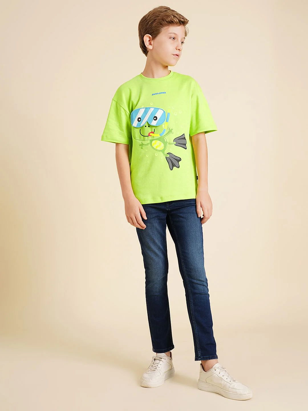Boys Green Interactive Graphic Print T-shirt - Image 5