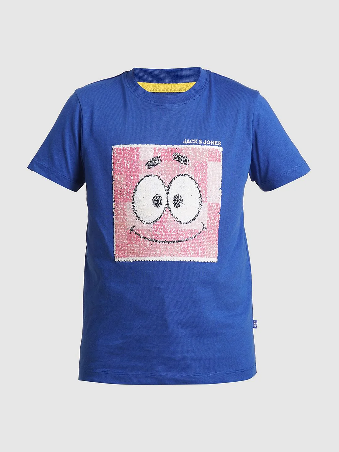 Boys Blue Embellished Print T-shirt - Image 6