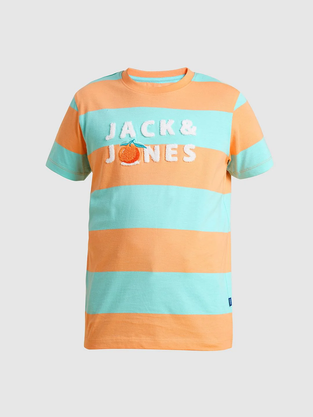 Boys Blue Colourblocked Cotton T-shirt - Image 7
