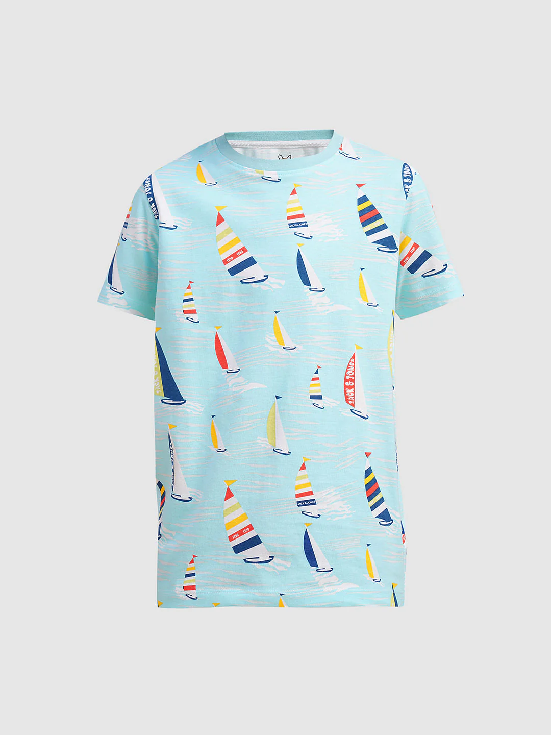 Boys Blue Sailing Boats Print T-shirt - Image 7