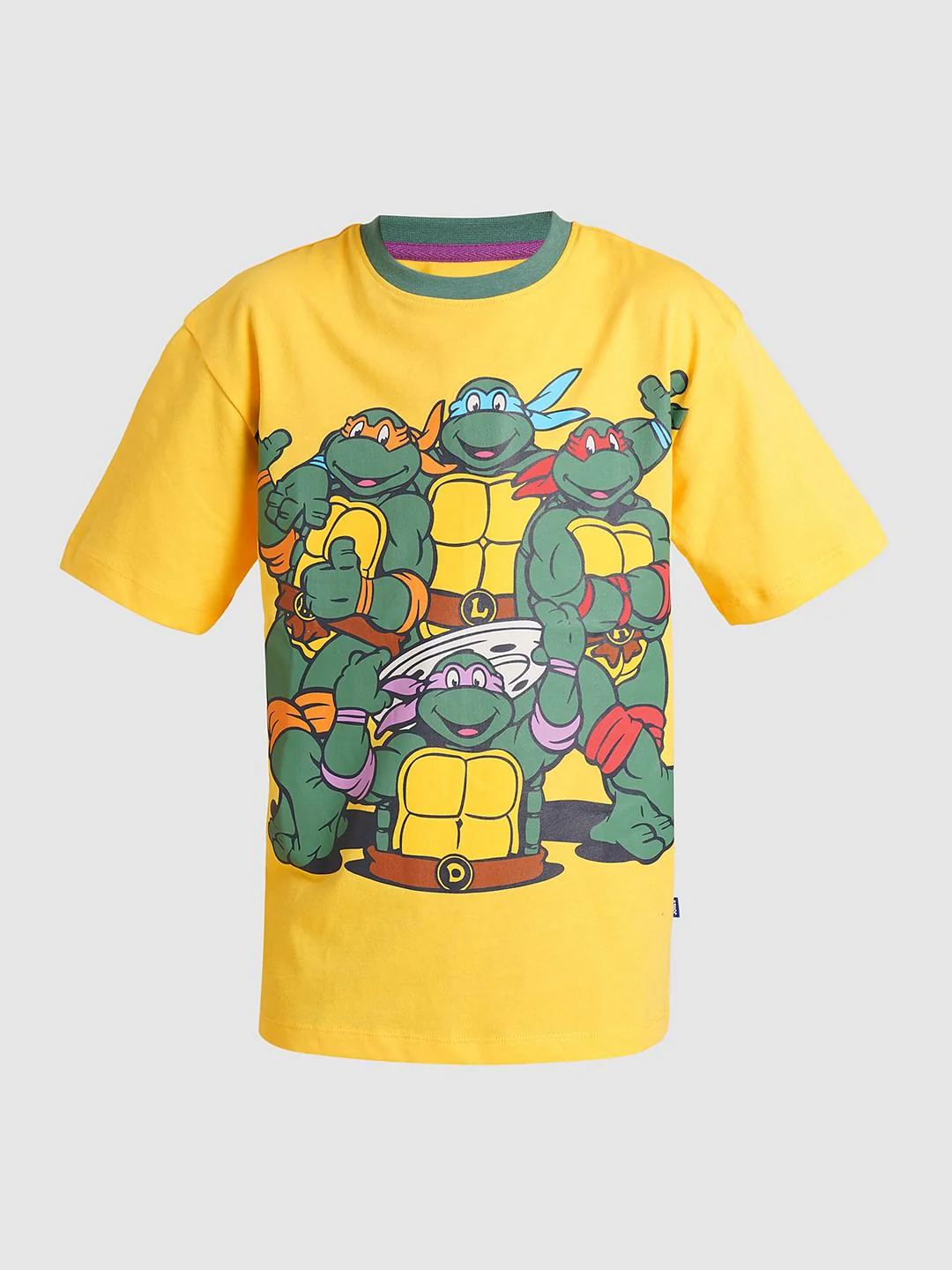 Boys Ninja Turtles Yellow Printed T-Shirt - Image 7
