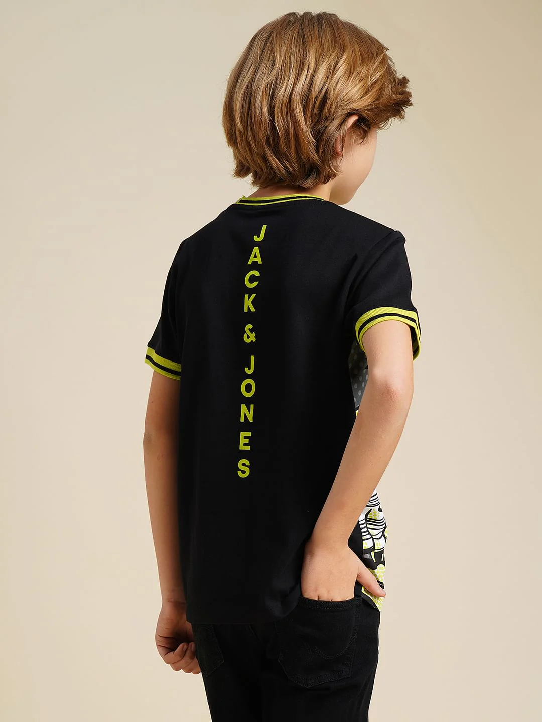 Boys Black Ninja Turtles Print T-shirt - Image 4