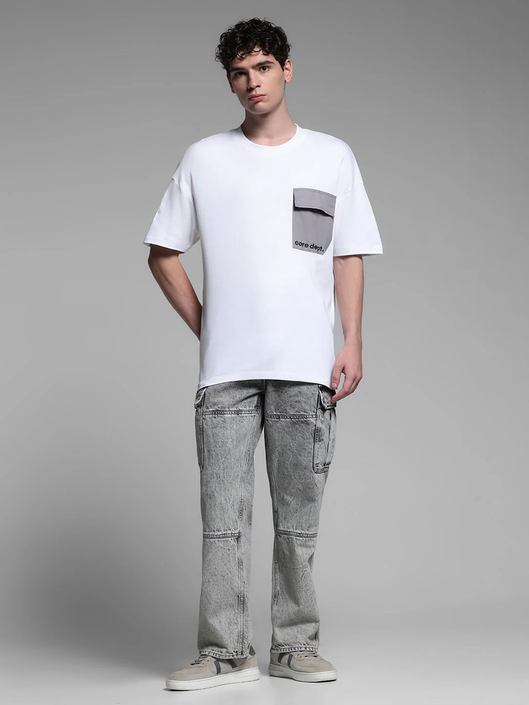 WHITE COTTON T-SHIRT - Image 6