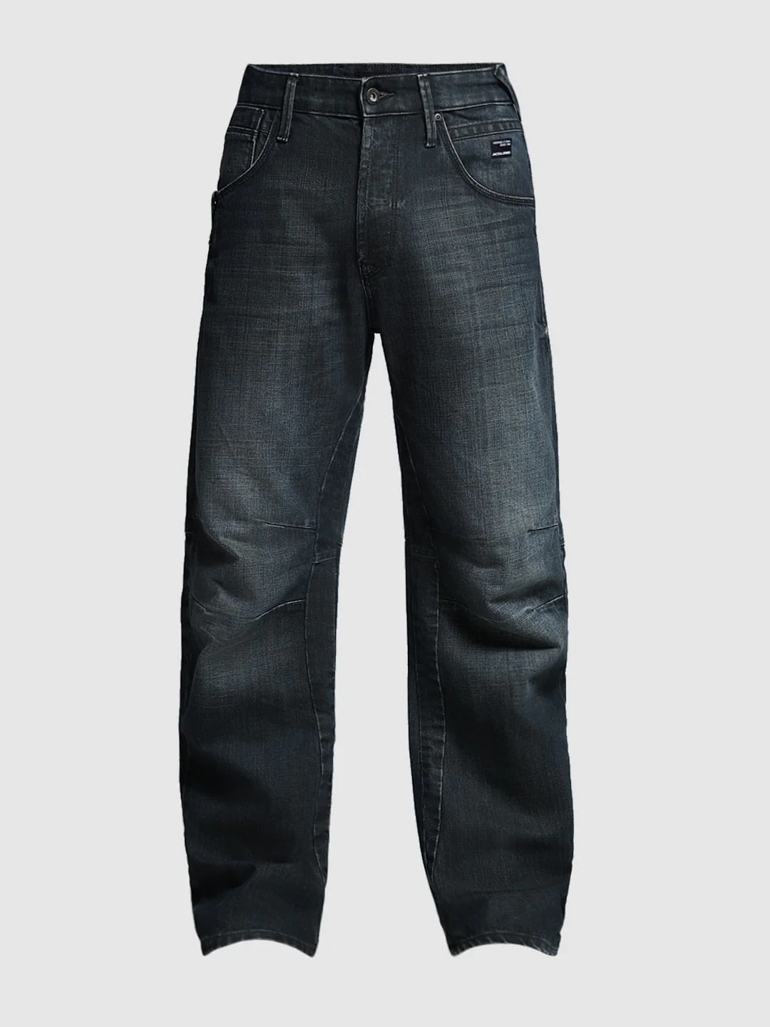 Black High Rise Loose Fit Jeans - Image 7