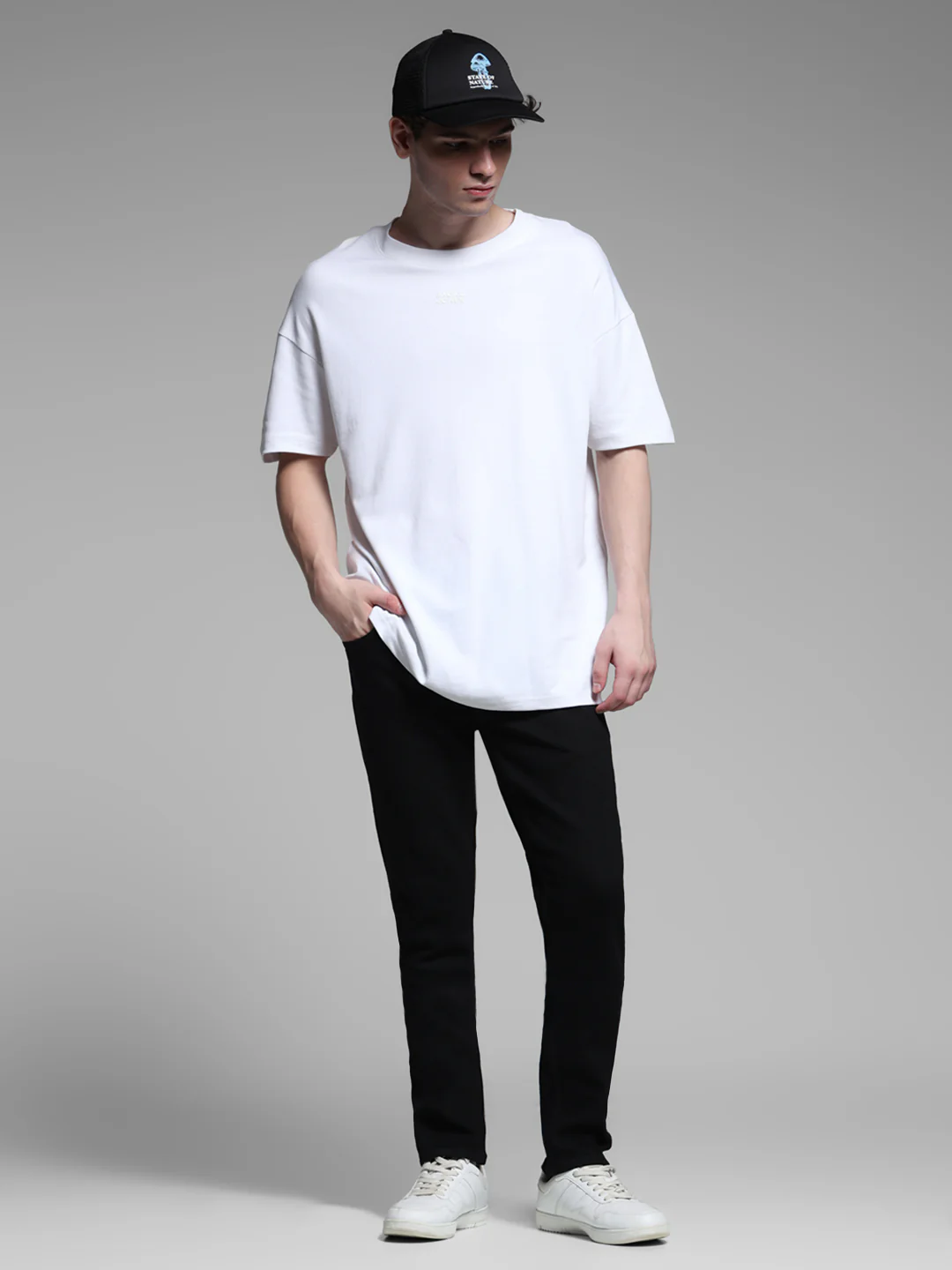 Black Low Rise Glenn Slim Fit Jeans - Image 6