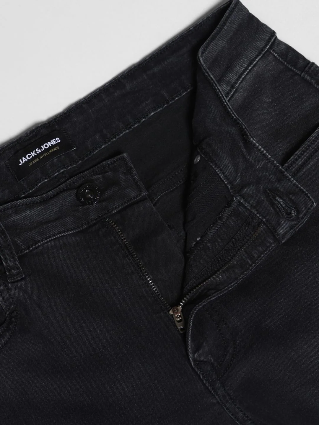 Dark Grey Low Rise Clark Regular Fit Jeans - Image 5