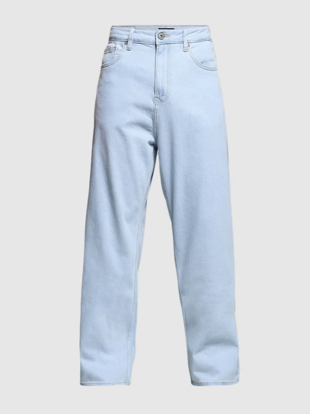 Light Blue High Rise Dario Loose Fit Jeans - Image 7