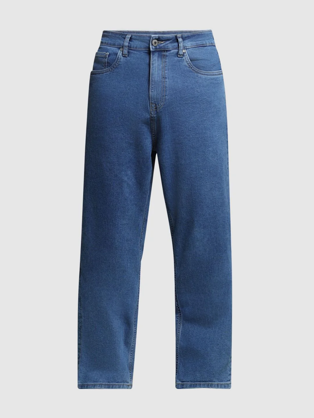 Light Blue High Rise Dario Loose Fit Jeans - Image 7