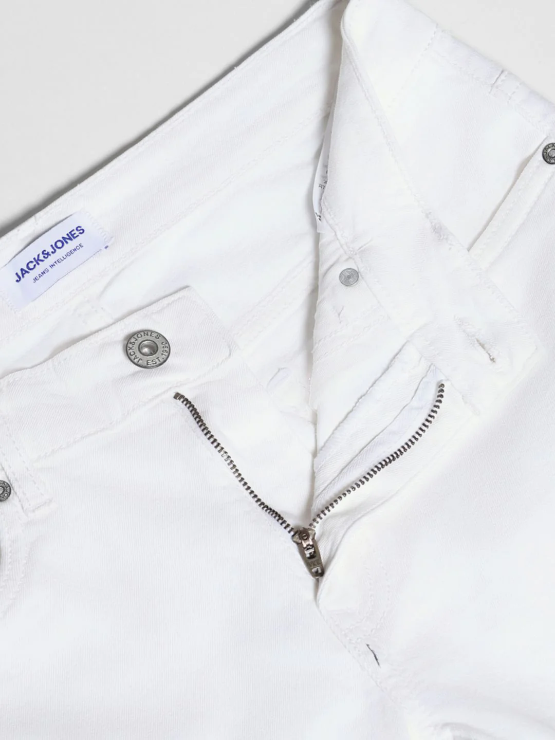 White Low Rise Ben Skinny Jeans - Image 5