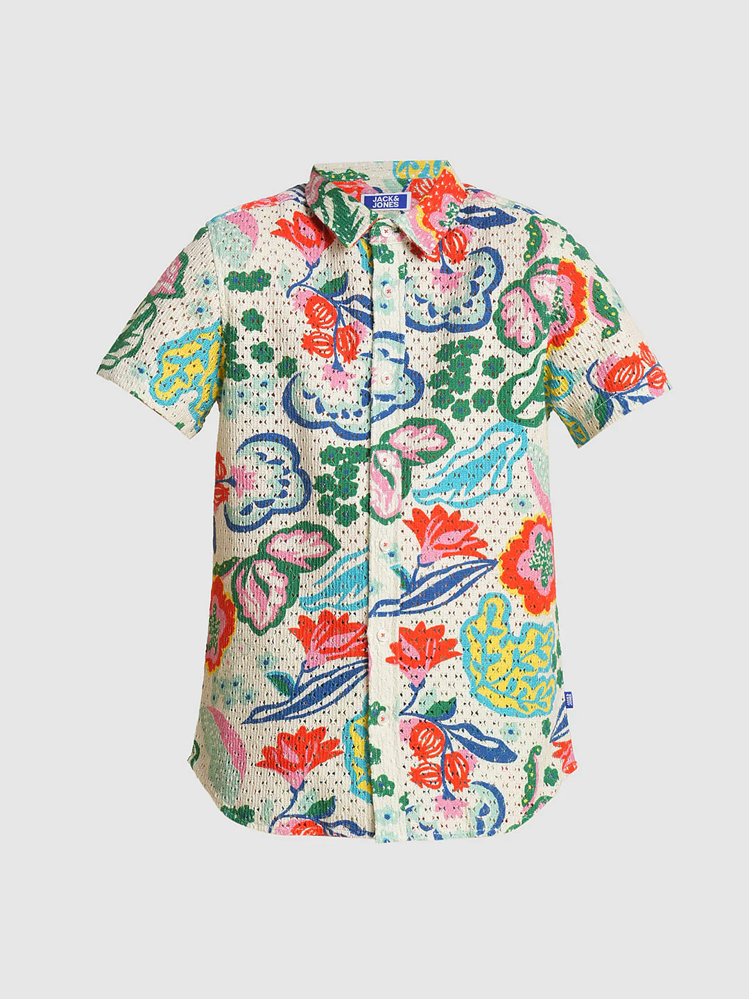 Boys Multi-Colour Printed Co-ord Set Shirt - Image 7