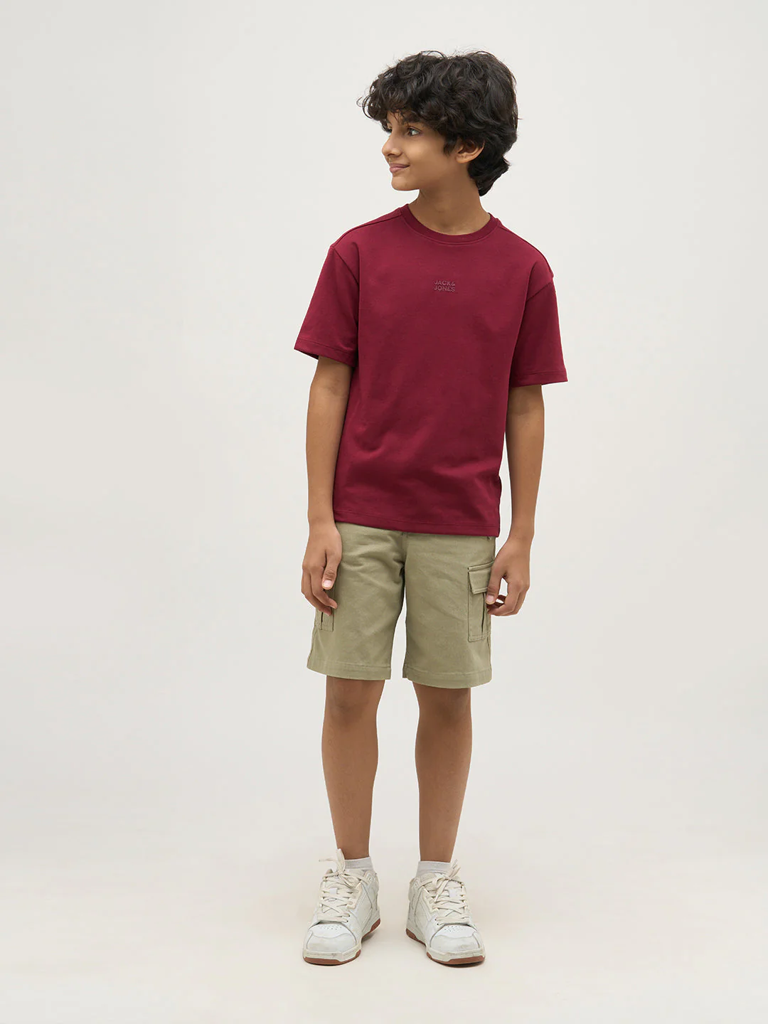Boys Brown 5 Pockets Shorts - Image 5
