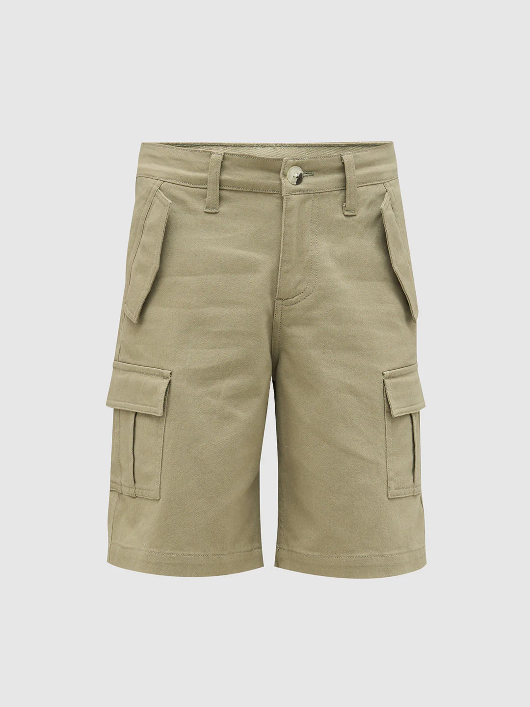 Boys Brown 5 Pockets Shorts - Image 7