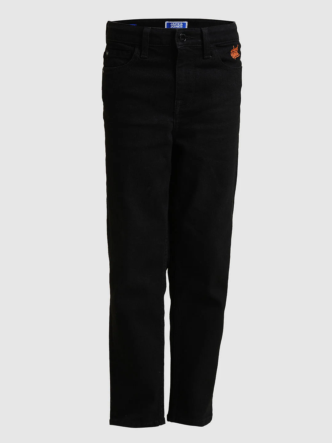 Boys Black Mid Rise Cropped Jeans - Image 7
