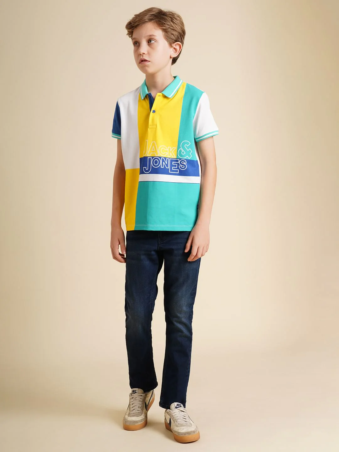Boys Dark Blue Mid Rise Straight Fit Jeans - Image 5