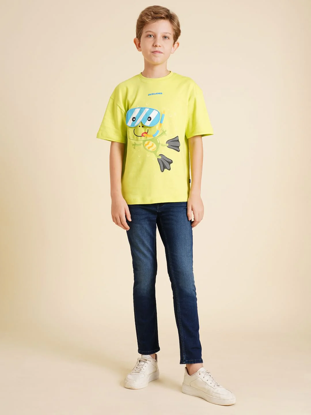 Boys Dark Blue Mid Rise Straight Fit Jeans - Image 5