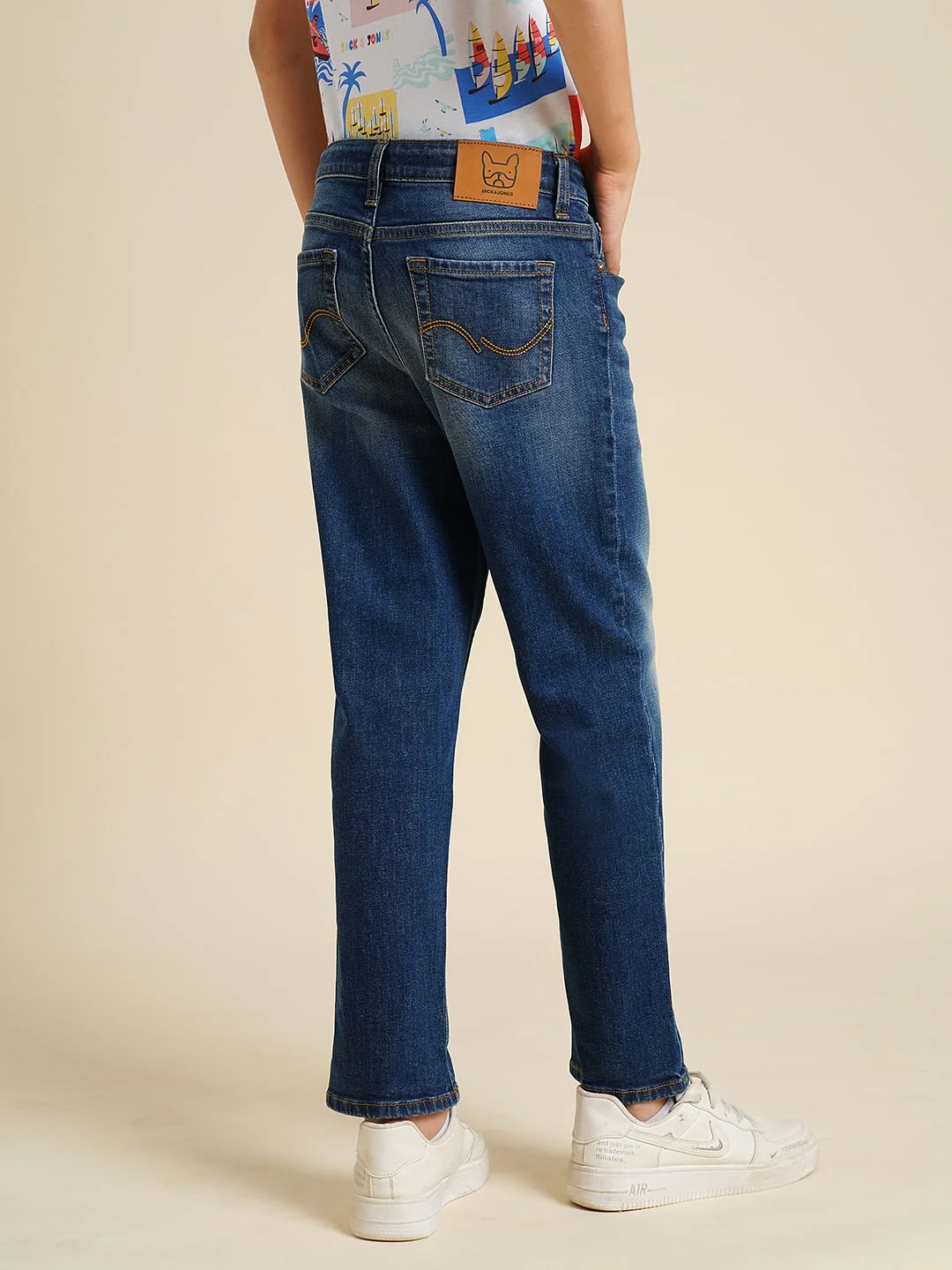 Boys Blue Clark Regular Fit Jeans - Image 4