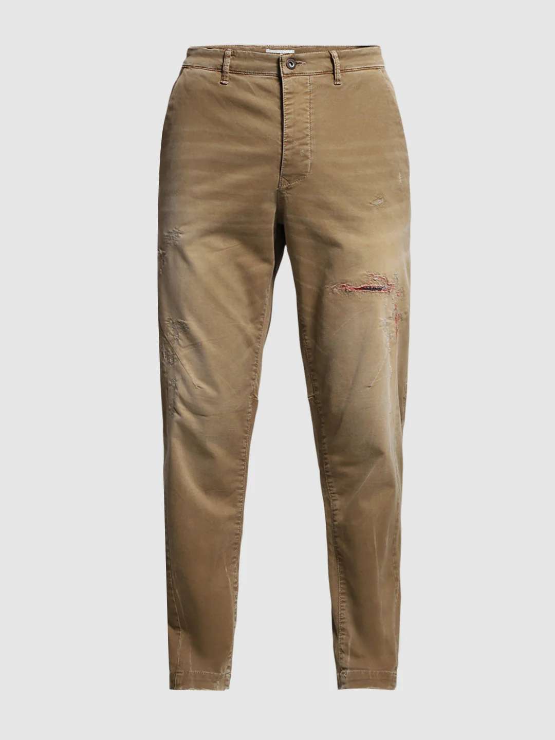 Brown Distressed Anti Fit Jeans - Image 7