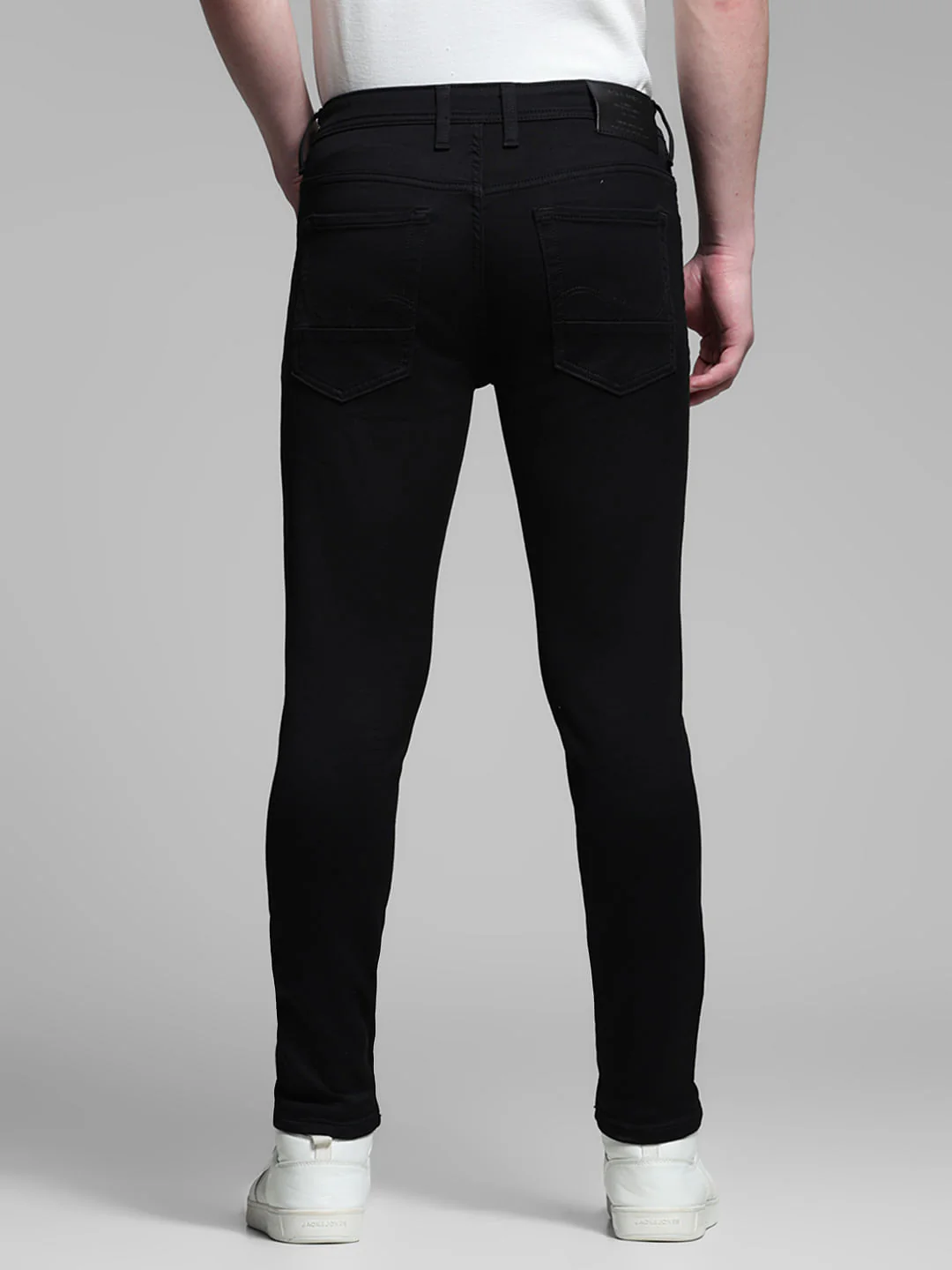 Washed Brak Slim Fit Jeans - Black - Image 3