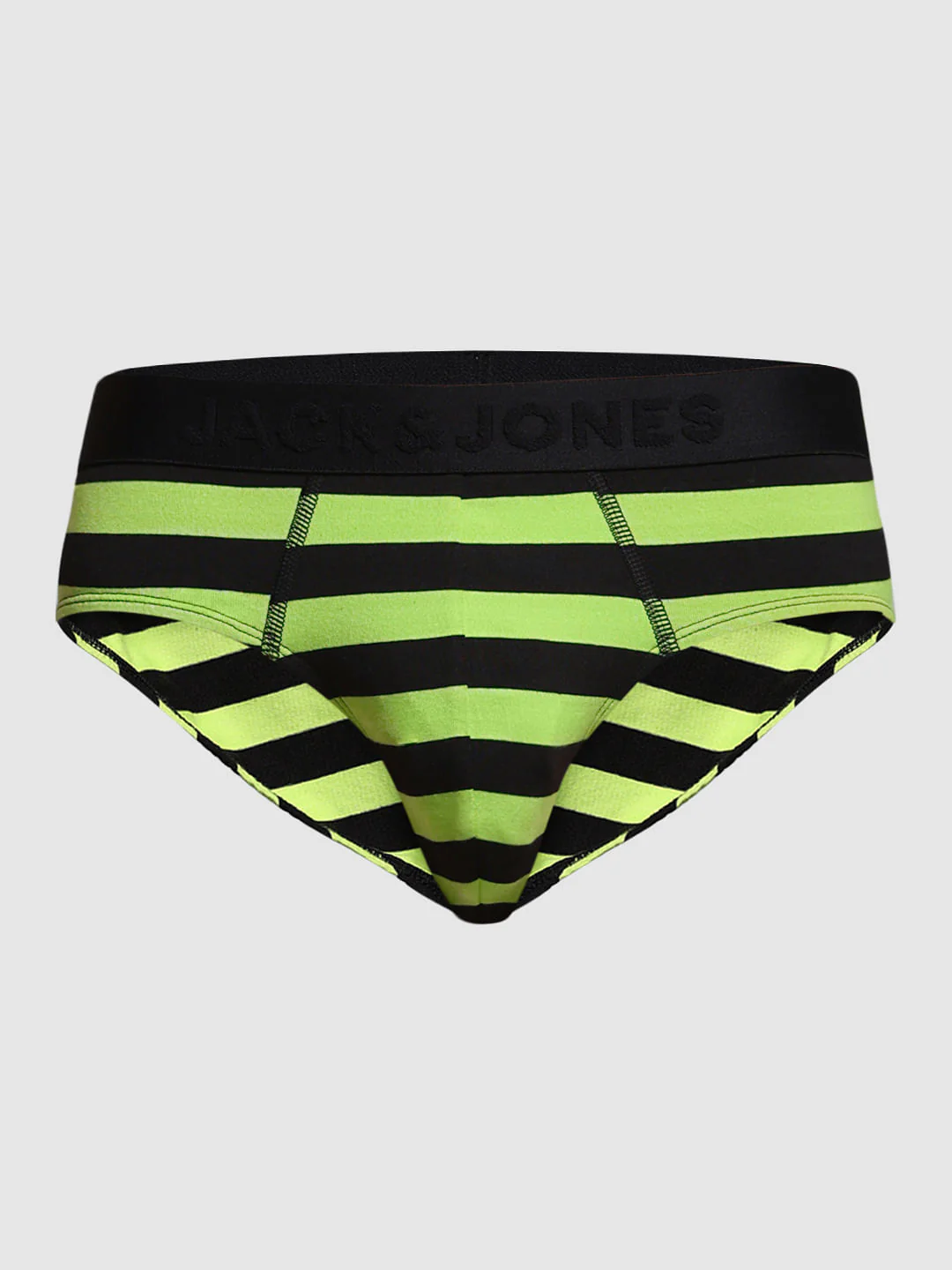 Lime Green Rugby Striped Briefs - Image 6