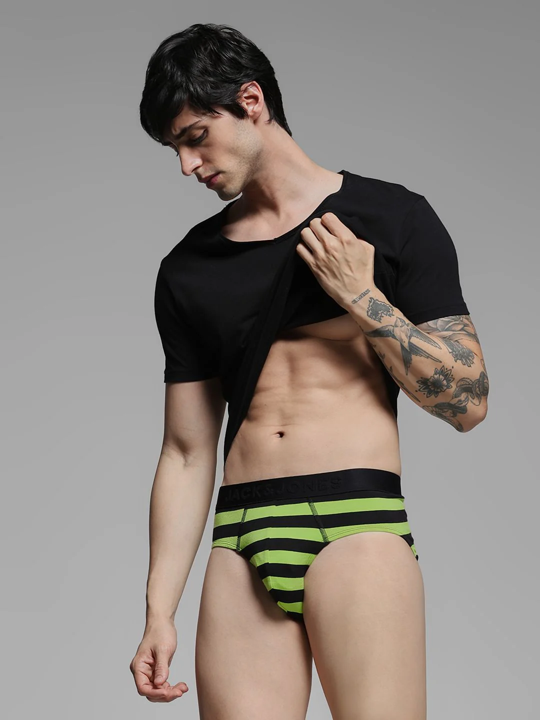 Pack Of 3 Rugby Striped Briefs - Image 11