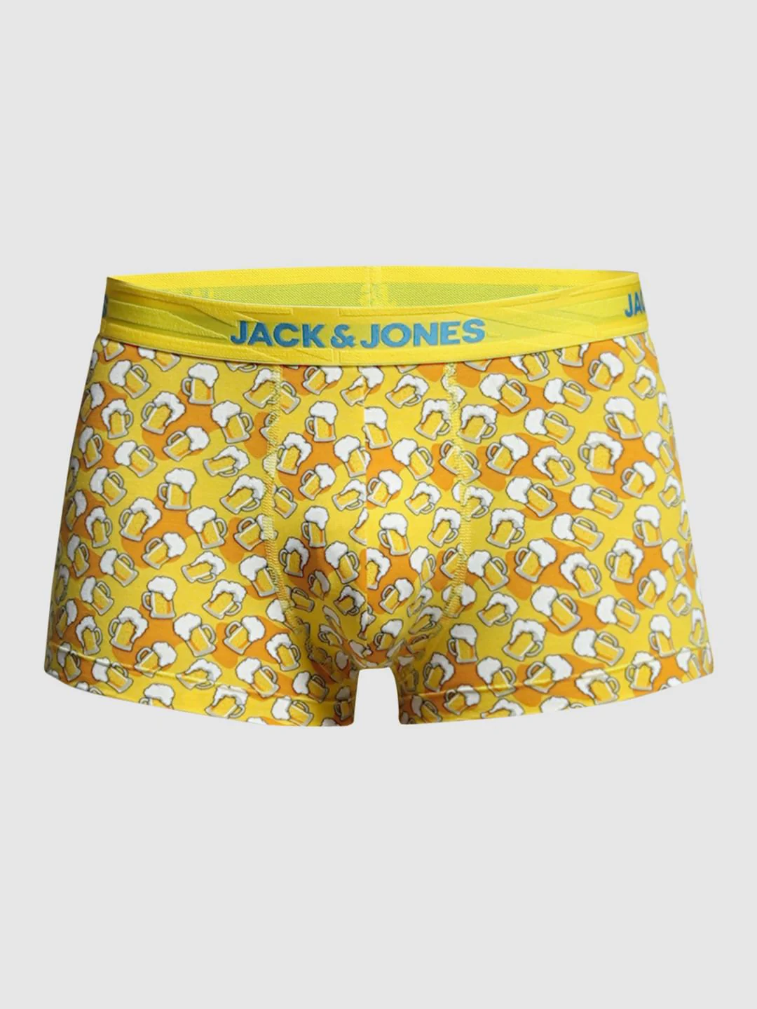 Yellow Beer Printed Trunks - Image 6