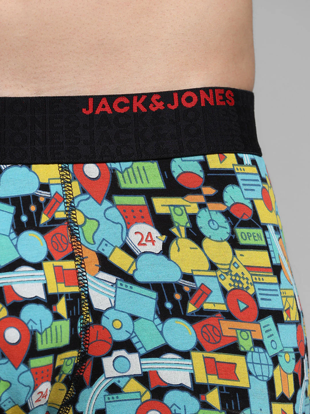 Pack of 2 Abstract Print Trunks - Image 7
