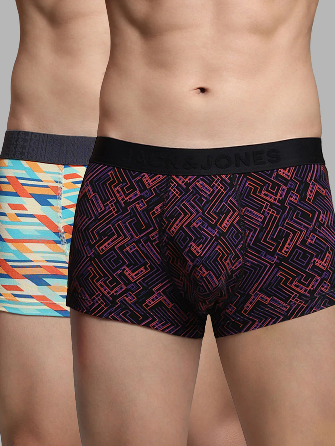 Pack Of 2 Printed Trunks