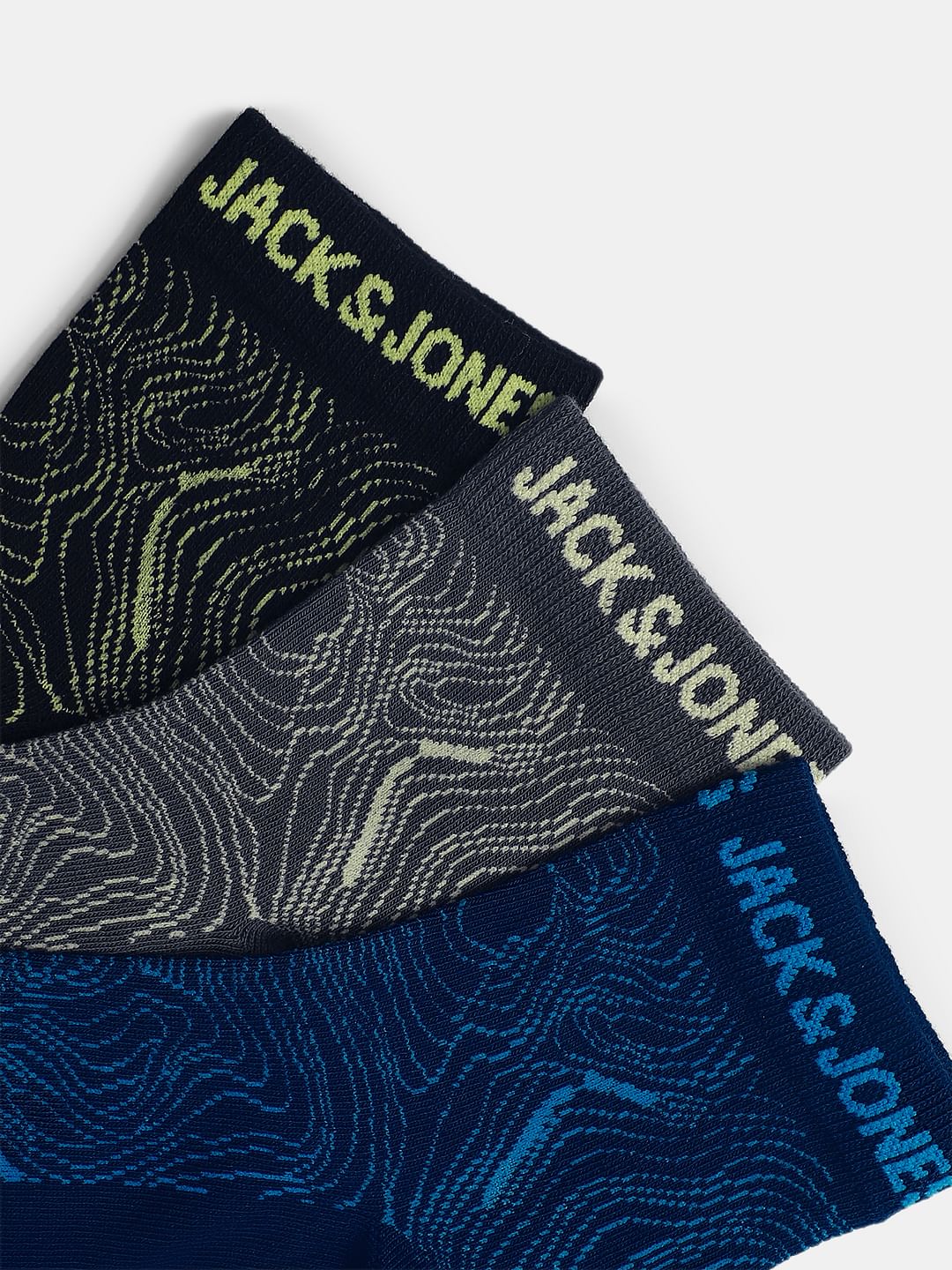 Pack Of 3 Printed Mid Length Socks - Image 2