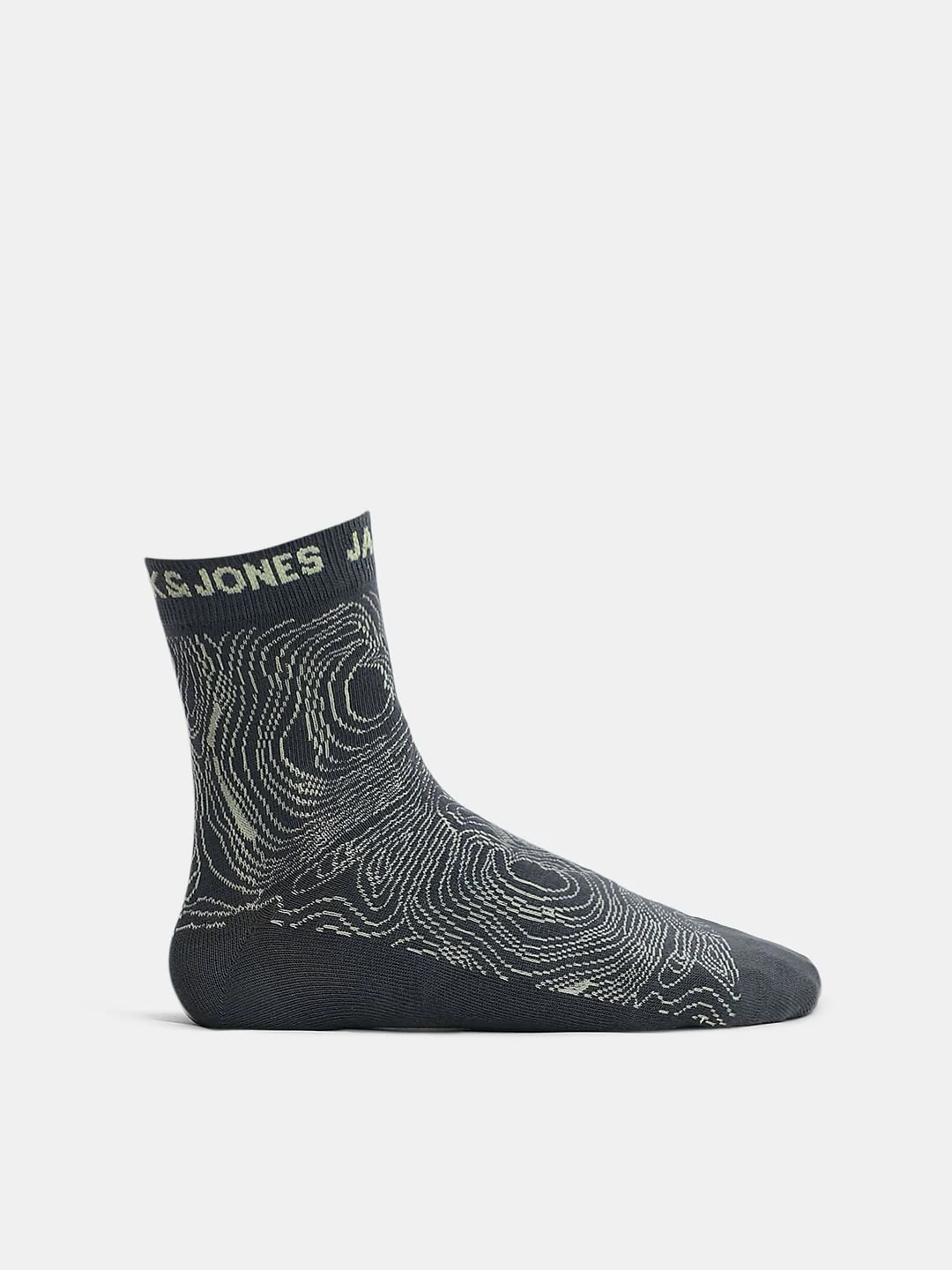 Pack Of 3 Printed Mid Length Socks - Image 4