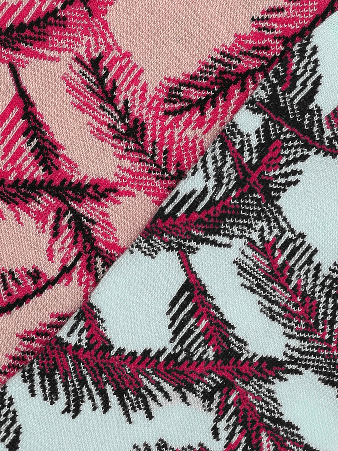 Pack Of 2 Tropical Print Ankle Length Socks - Image 2