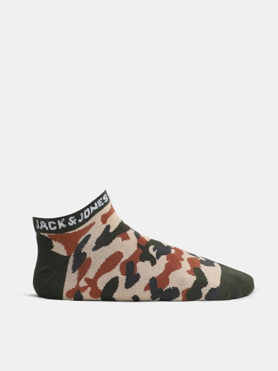 Pack Of 3 Camo Print Ankle Length Socks - Image 5