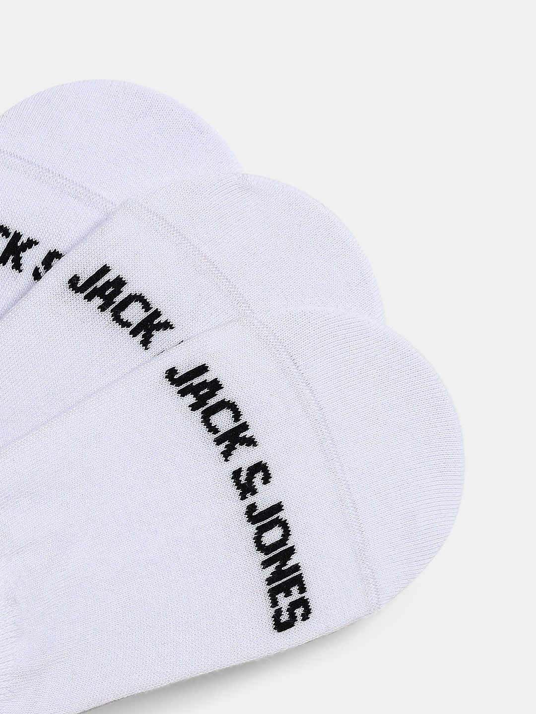 Pack Of 3 White No Show Socks - Image 2