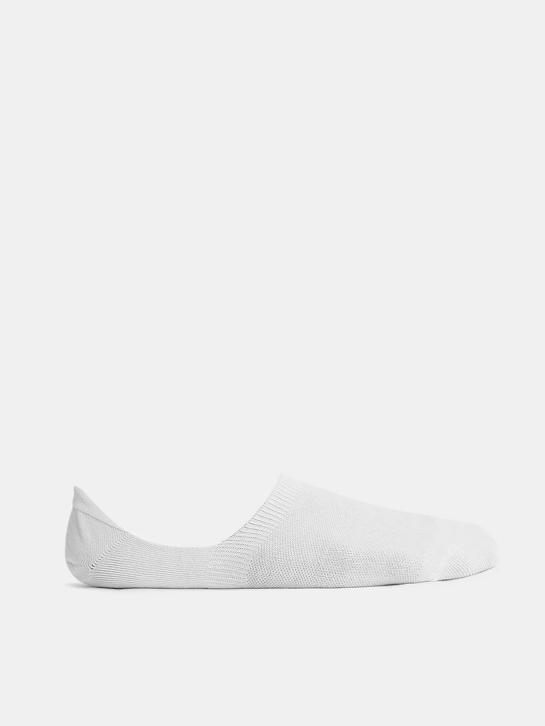 Pack of 5 White No Show Socks - Image 3