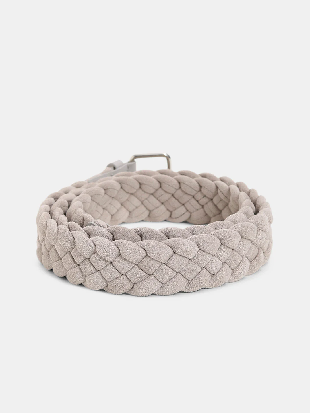 Light Beige Braided Belt - Image 2