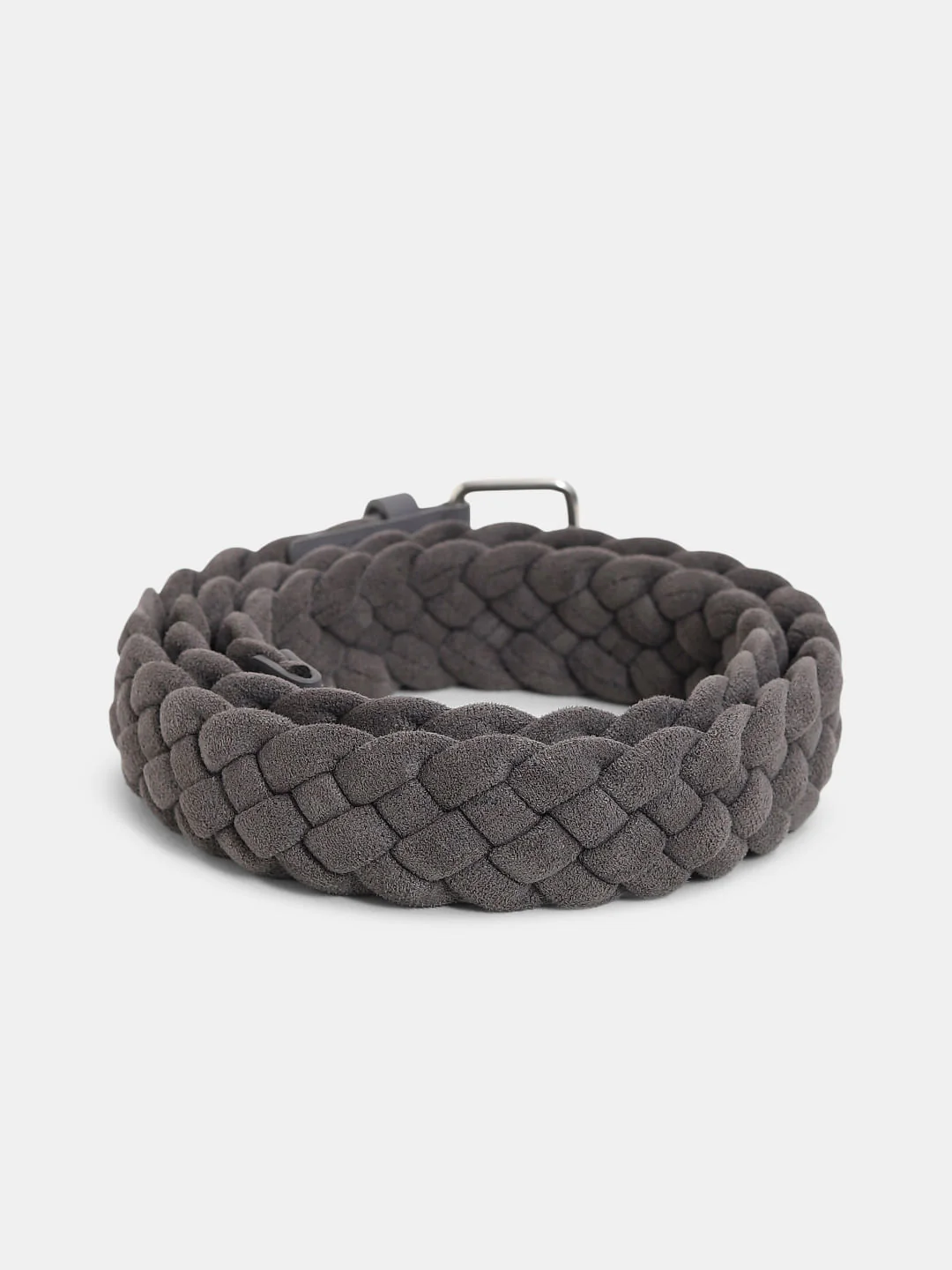Dark Grey Braided Belt - Image 2
