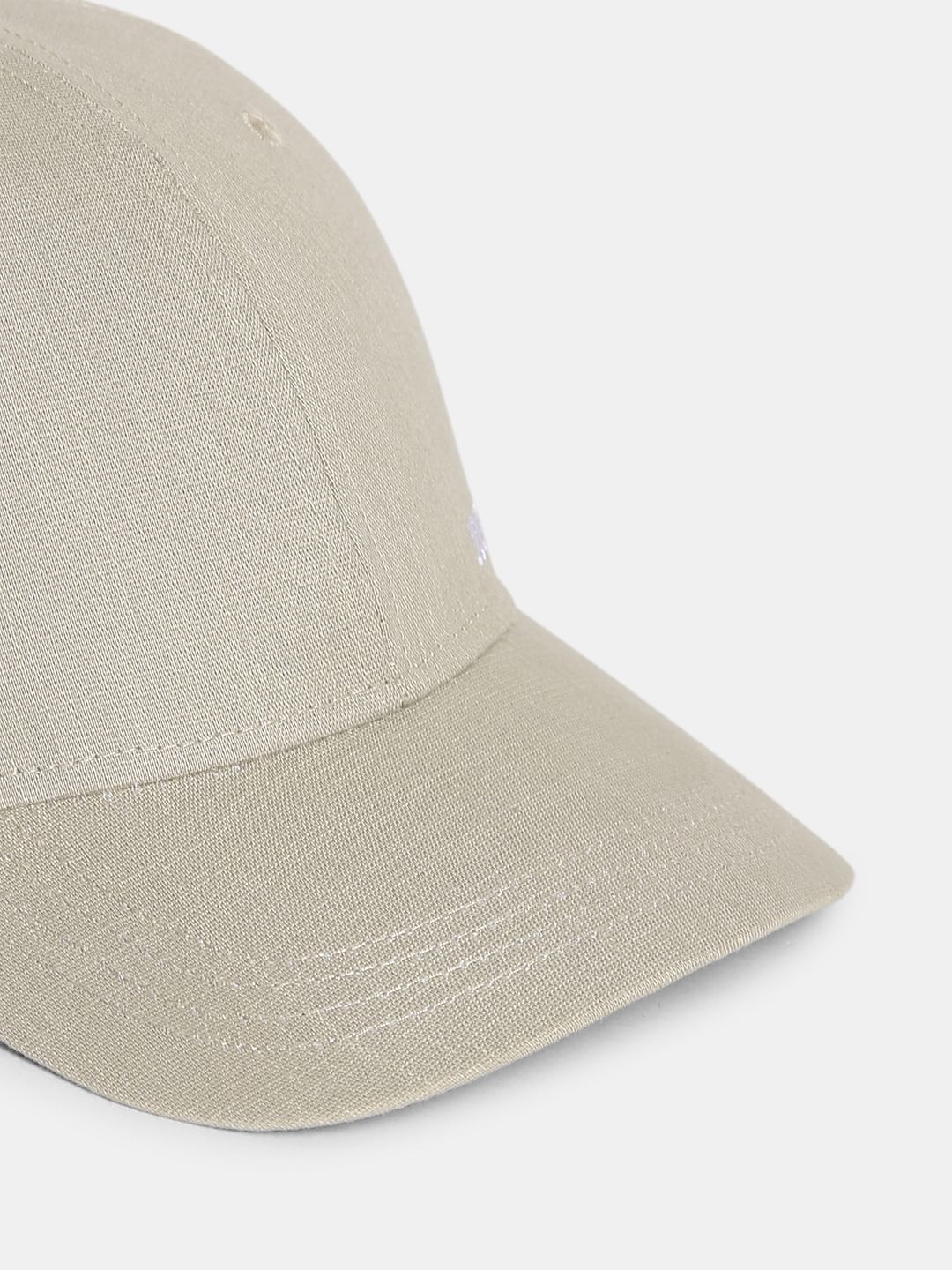 Light Beige Linen Bucket Hat - Image 4