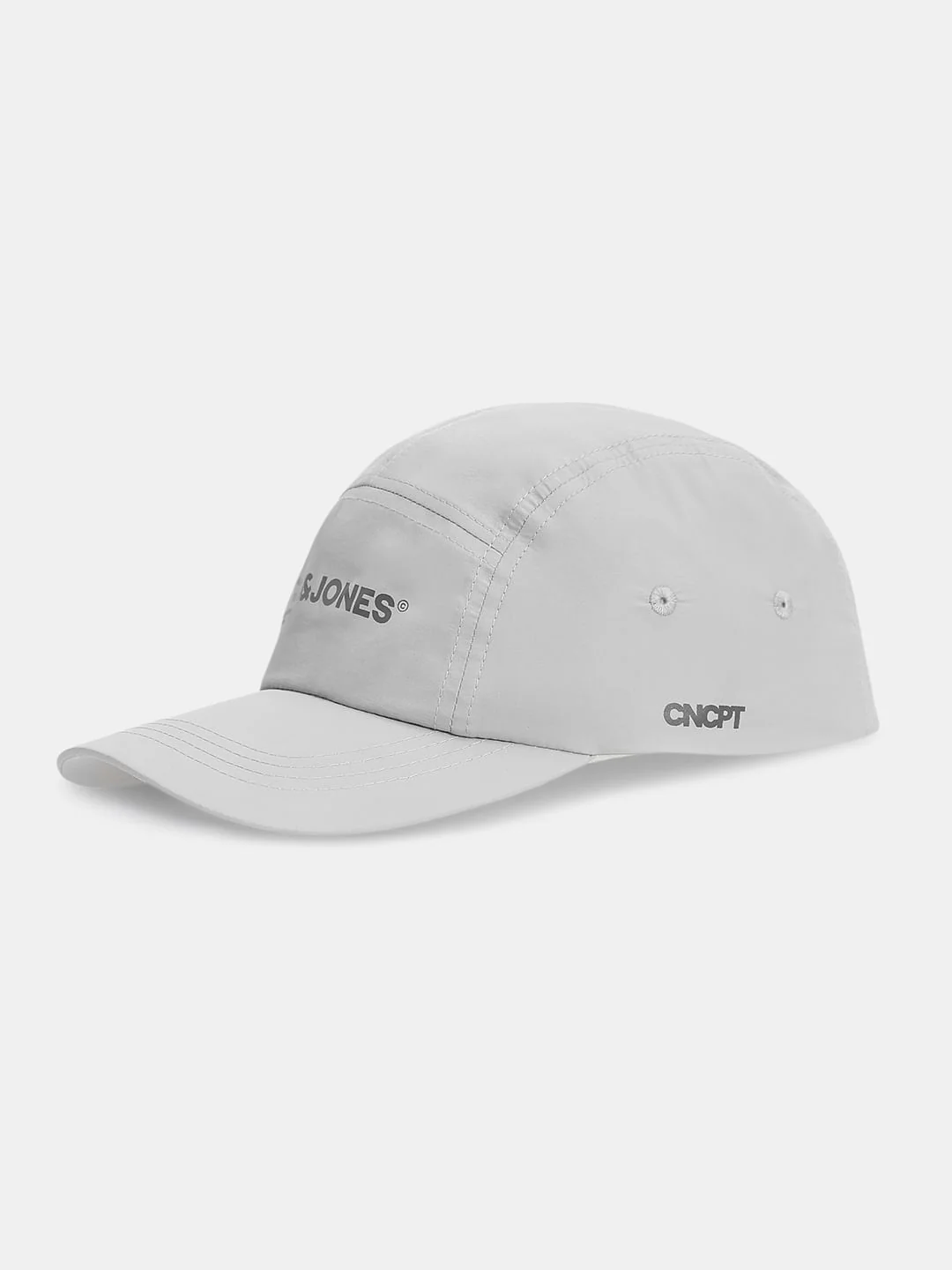 Light Grey Logo Print Cap - Image 2
