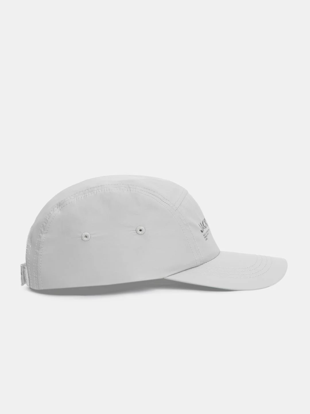 Light Grey Logo Print Cap - Image 3