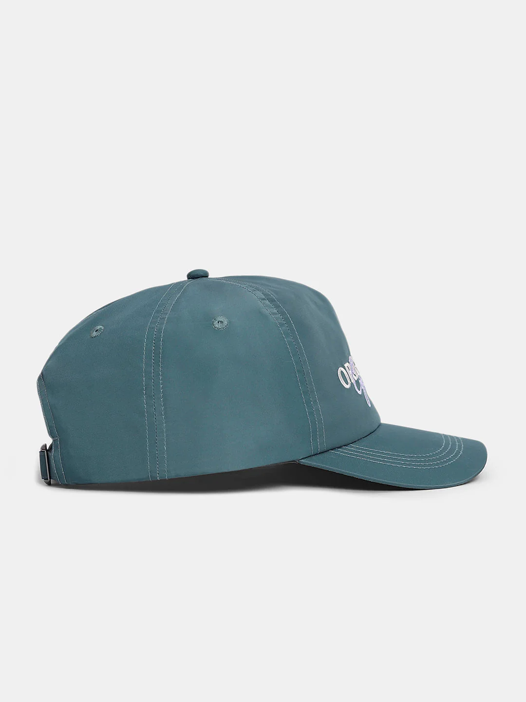 Grey Logo Print Cap - Image 3