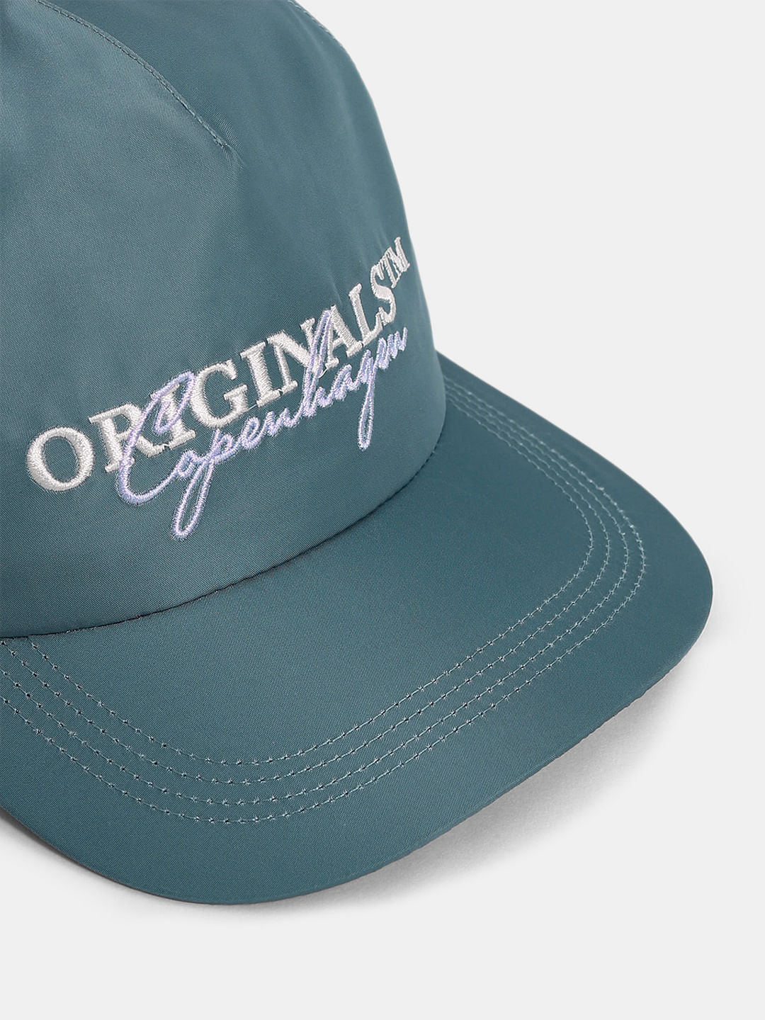 Grey Logo Print Cap - Image 4