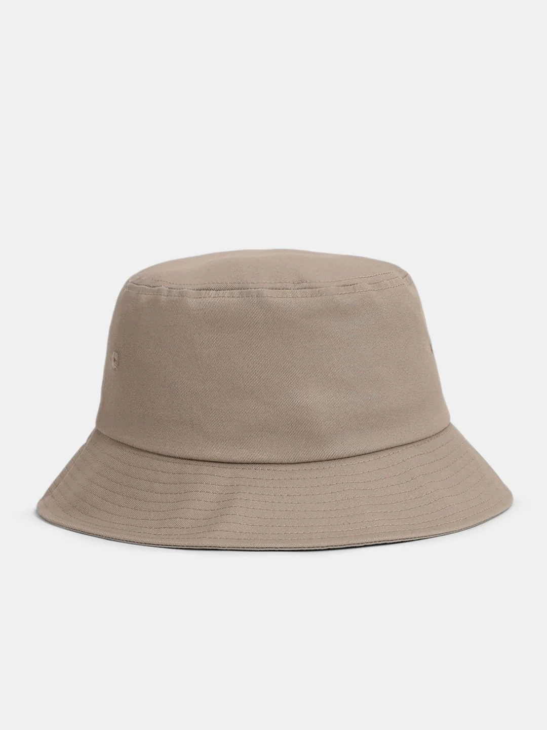 Light Brown Text Print Bucket Hat - Image 3